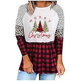 Langarmshirt Damen Sonnenblumendruck V-Ausschnitt Longshirt Oberteile Sommer Lang Tee Shirt Tunika Oberteile Einfarbig Tunika Shirts Elegant Große