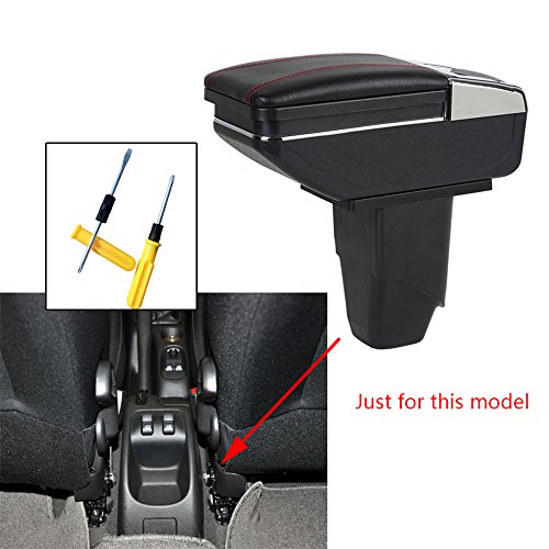 Para 2006-2013 P eugeot 206 207 Auto Apoyabrazos Consola Central Reposabrazos Accesorios...