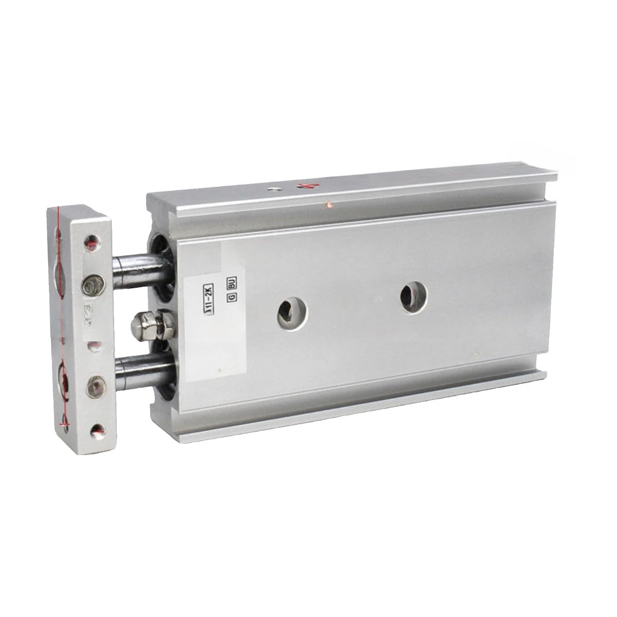 Cylindre pneumatique double arbre CXSM10-80 pour guidage précis