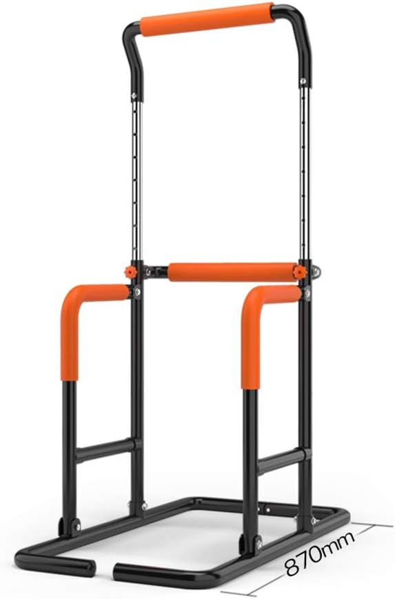 Dip Stands Indoor Pull-ups Multi-Function Single Parallel Bars Sports Fitness Equipment Pull up Bars (Color : Black, Size : 8758207cm)