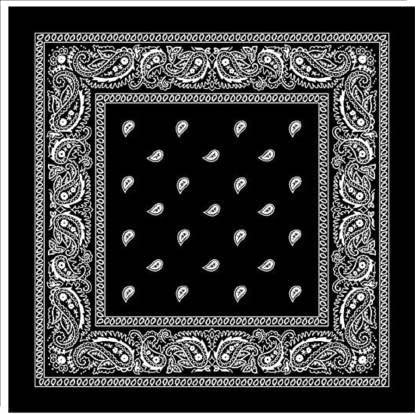 decodesi Cotton Skull Design Big Size Bandana Handkerchief Head Wraps, Black, For Unisex-1 Pcs.-picture-42