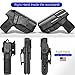 VYPEROCK IWB & OWB KYDEX Holster Fit: Sig Sauer P365 / P365 SAS / P365X Pistol, Inside Outside Waistband Concealed Carry Holster, Adjustable Cant & 'Posi-Click' Retention