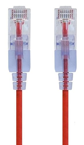 Vista 126 de Monoprice SlimRun Cat6A - Cable de conexión de red Ethernet, Blanco