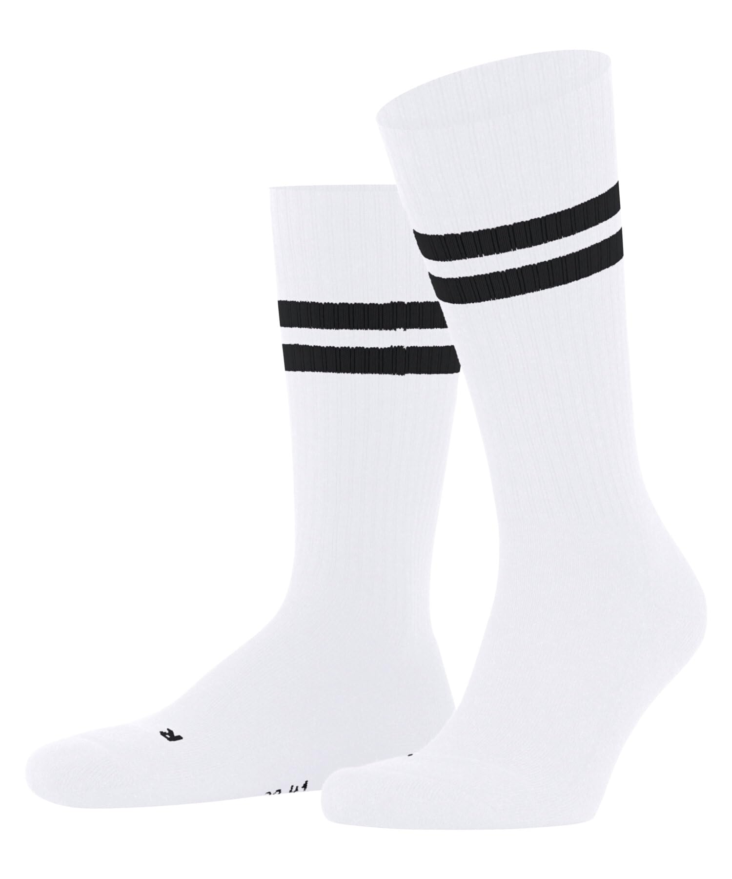 FALKE Unisex Dynamic U So Cotton Patterned 1 Pair Socks, White Off-White 2030, 9.5-10.5