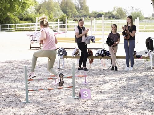 Panduro Hobby Horse | Einhorn Outfit Kit | Glitter Thema mit Einhorn Horn | Zubehör für Steckenpferde | Silber