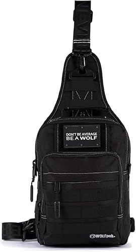 WOLFpak 9L Tactical Sling Bag Black Phantom