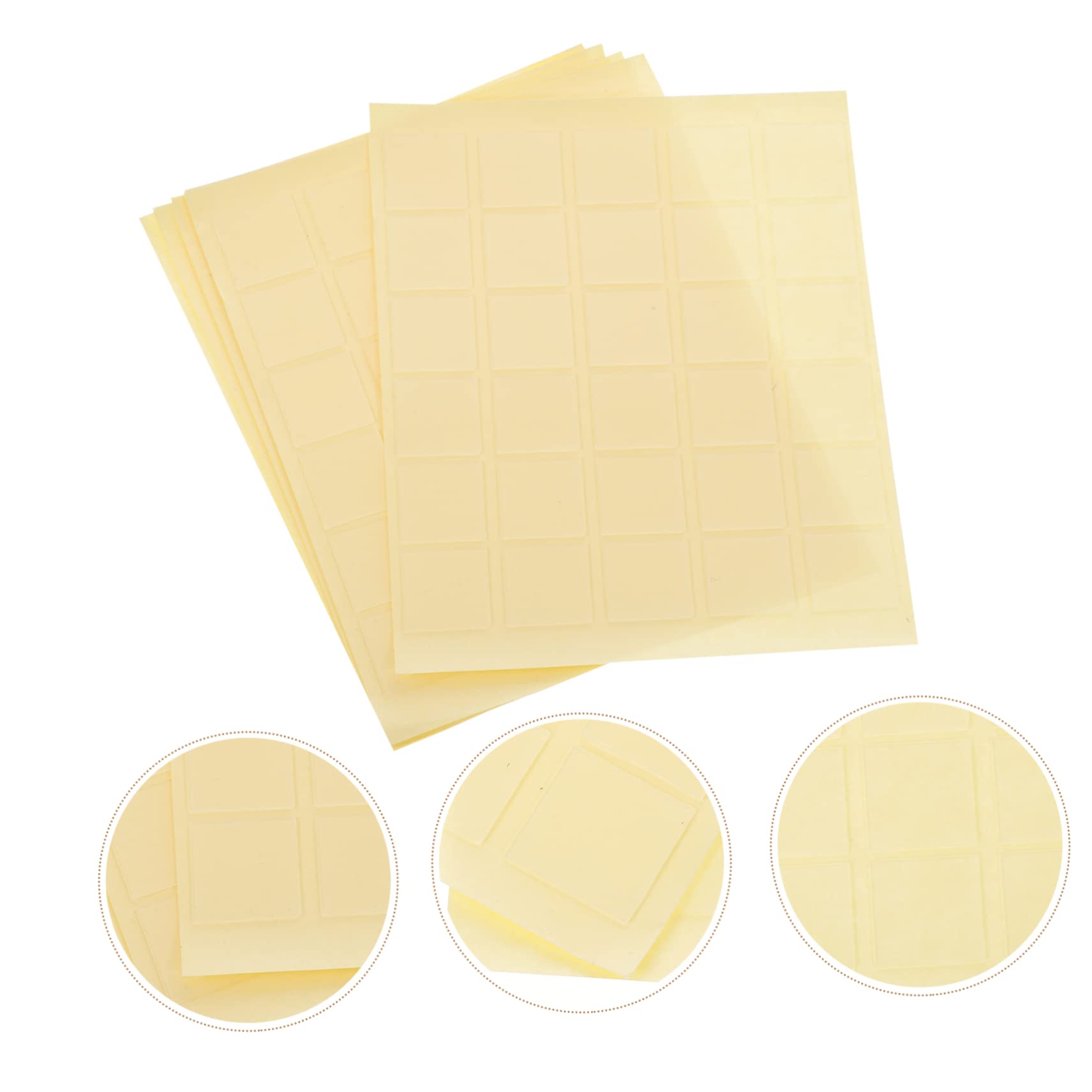 HOMSFOU 5 Sätze Doppelseitige Klebepunkte Transparente Abnehmbare Und Wasserdichte Klebepads Für Fotos Poster Dekorationen Und Bastelarbeiten Für Diy Projekte 150 Stück * 5