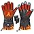 Heated Gloves for Men & Women, Upgrade 5000mAh Battery & Full Hand Heat, Winter Heated Gloves Rechargeable, 3 Heating Levels, Waterproof, Touchscreen, for Motorcycle, Skiing, Hunting, Work