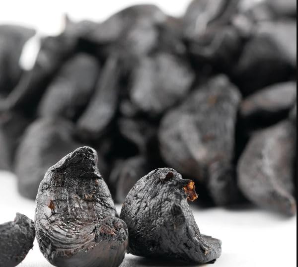 NatureOnus Black Garlic 100g (Lehsun) | A Grade Cloves | Ready to Eat | Highly Nutritious | Miracle Vegetable Super Food | Without Any Preservatives Kala Lasun 4