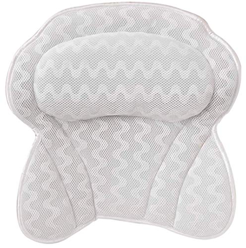 CLB Luxury Spa Bath Pillow - Ergonomic Cushion For Women & Men Cradles Your Head, Neck and Shoulders