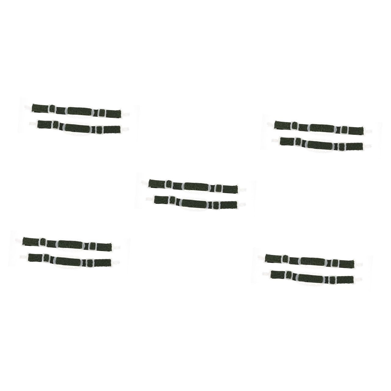 ULTECHNOVO 10 Piezas Correa de la barbilla correa de repuesto para casco elástica para cascos chin strap Correa de mentón correa de sombrero accesorios cascos de seguridad plástico