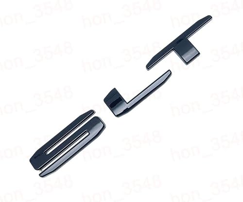 Miniatura 5 de 4 emblemas traseros de Yukon negro brillante para placa de identificación 3D, reemplazo SLT y XL (2021-2023)