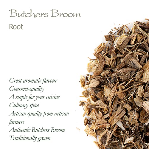 Stechender Mäusedorn Dornmyrte Wurzel Bioqualität – Ruscus Aculeatus Ruskus Getrocknet Ruscus Stechend Mausedorn Maeusedorn Maeusekorn