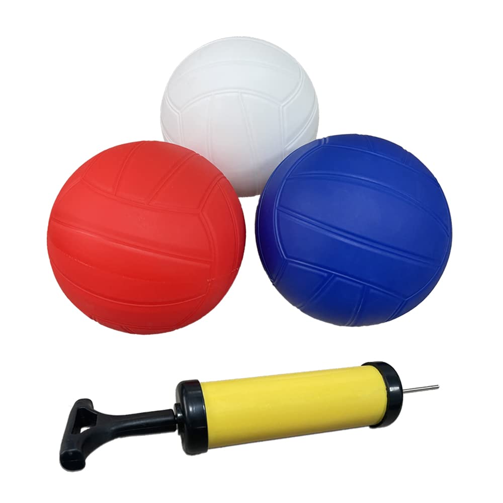 metaball Spike Replacement Game Balls National Color 3-Pack (3.5 inch) with Pump Compatible with Spike Standard Game Set
