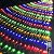 WATERGLIDE Outdoor Christmas Net Lights, 12FT x 5FT 360 LED Mesh String Light with 8 Lighting Modes, Connectable Light for Garden Tree Bushes, Holiday Wedding Party Decorations, Multicolor