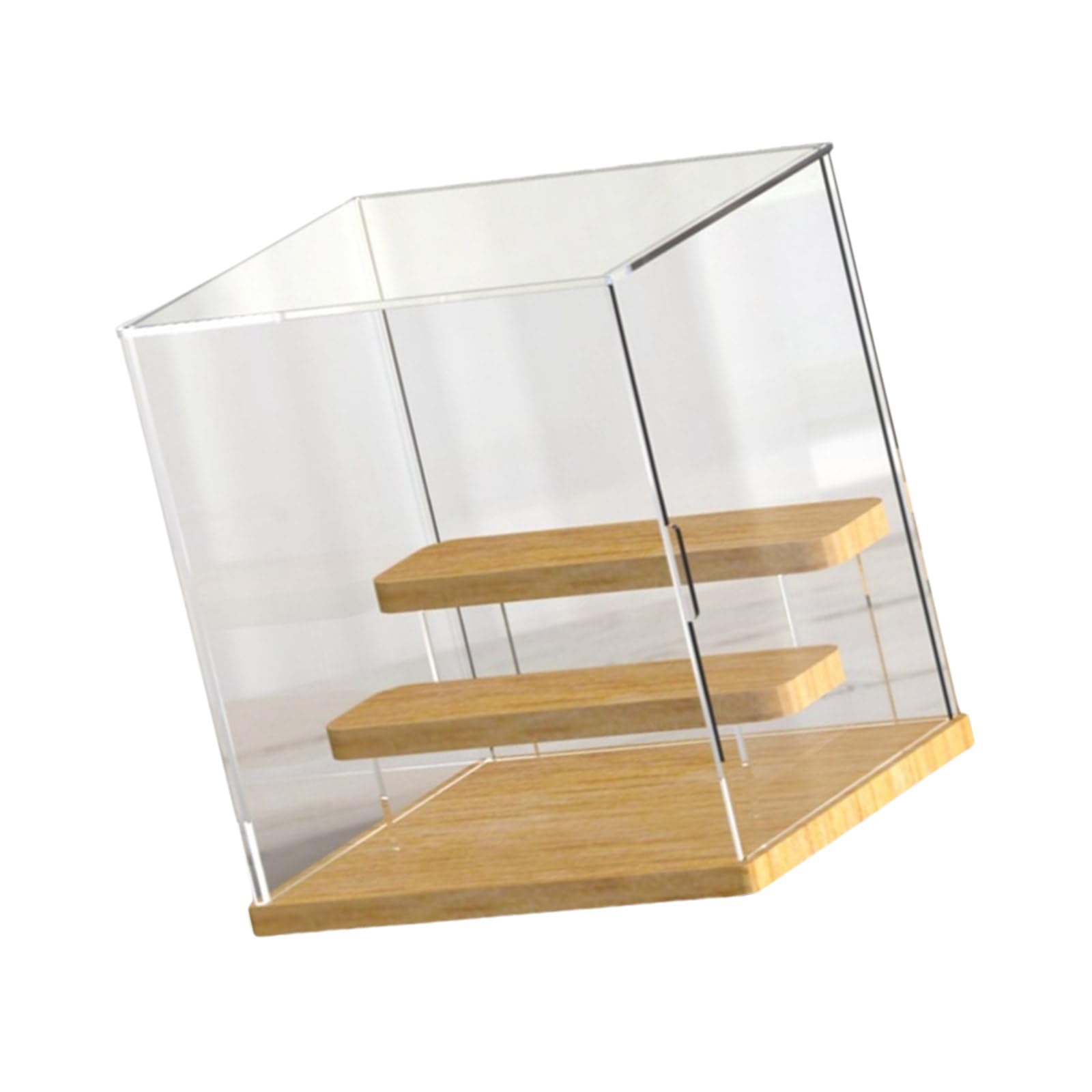 Multipurpose Clear Acrylics Display Cabinet for Collectible Figures Easy Assembly Dolls Stand Toy Models Holder Transparents Collection Case