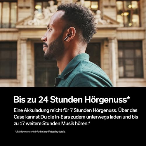 Denon AH-C500W True Wireless In Ear Kopfhörer Bluetooth - Schwarz – Ansicht 2