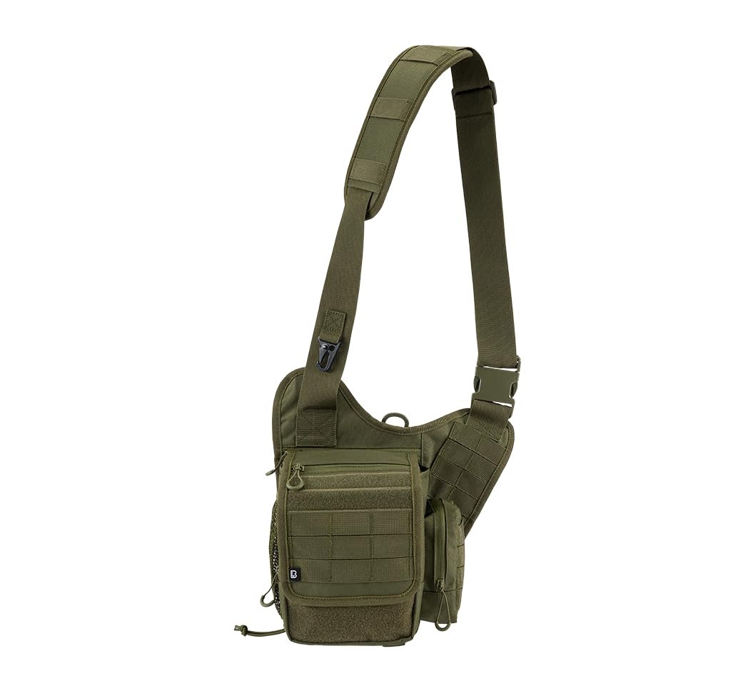 Brandit Side Pocket Molle Travel Side Bag, olive, standard size, Classic