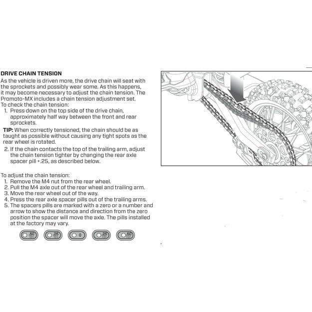 Hot Racing LPC40C70 Steel Chain 70 Roller with Chain Connector PM-MX