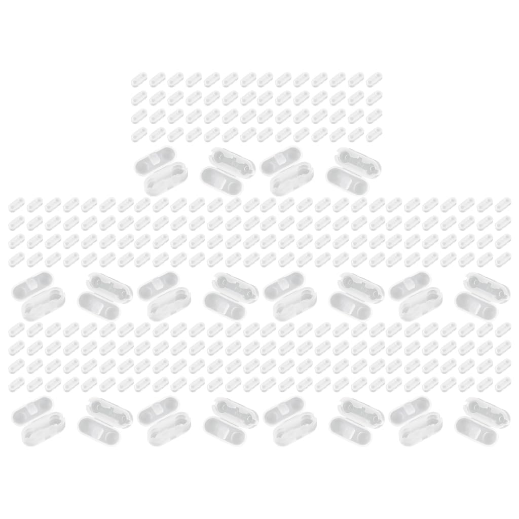 REDYY Roller Blind Stops,30/300Pieces Clear Vertical Blind Chain Stops, Curtain Beaded Chain Stop Buckles for Curtain Accessories