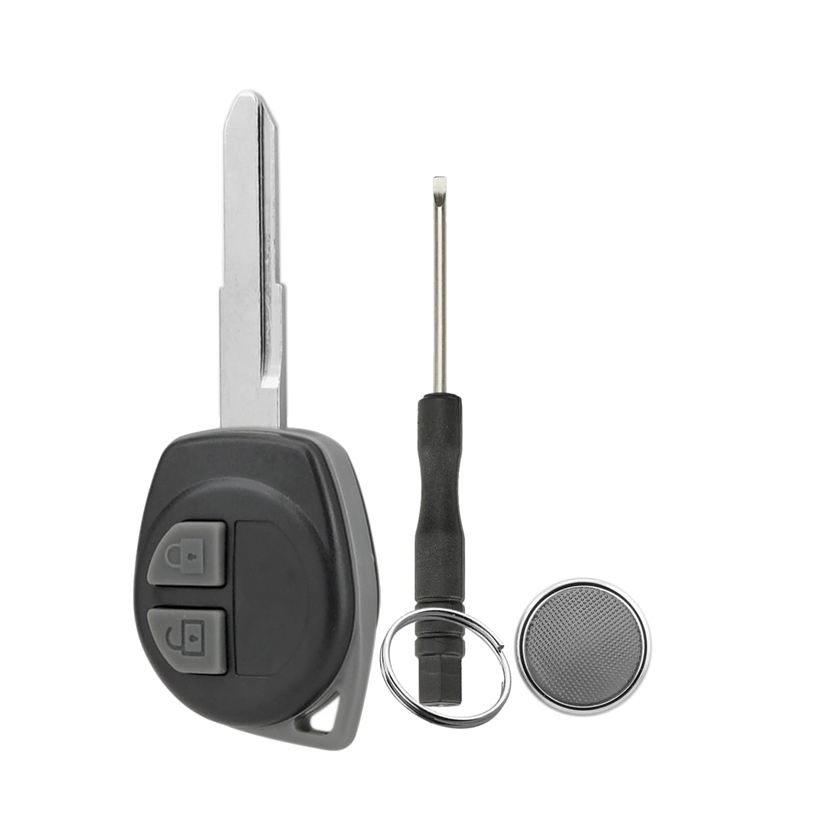 2 BATTERIE PORTACHIAVI AUTO PER SUZUKI SX4 VITARA AGILA SWIFT - Foto 3