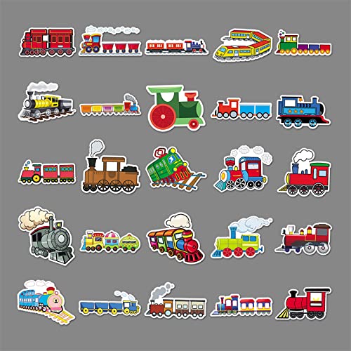 50 Pcs Trains Stickers for Kids Teens Adults Boys Girls Gift,Stickers Pack for Laptop,Skateboard,Luggage,Car,Bike - Image 4