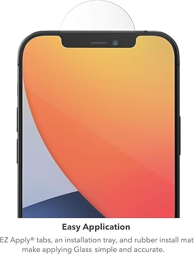 Miniatura 2 de ZAGG InvisibleShield - Protector de pantalla de vidrio antirreflejo para iPhone 13 y iPhone 13 PRO - 3X protección contra impactos y arañazos,