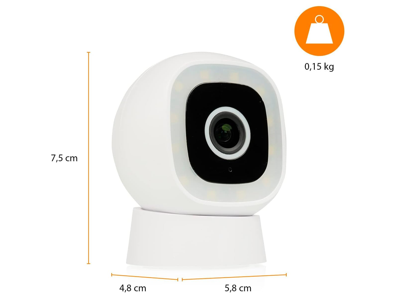 Smartwares Zewnętrzna kamera nadzorująca Starlight WiFi, różne tryby widzenia, obrazy QHD, dwukierunkowa komunikacja, czujnik ruchu