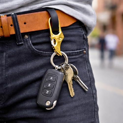 Image of THE MEN THING - Premium Stainless Steel Multicolor Keychain for Men & Boys