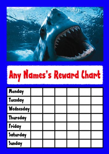 Shark Star Sticker Reward Chart