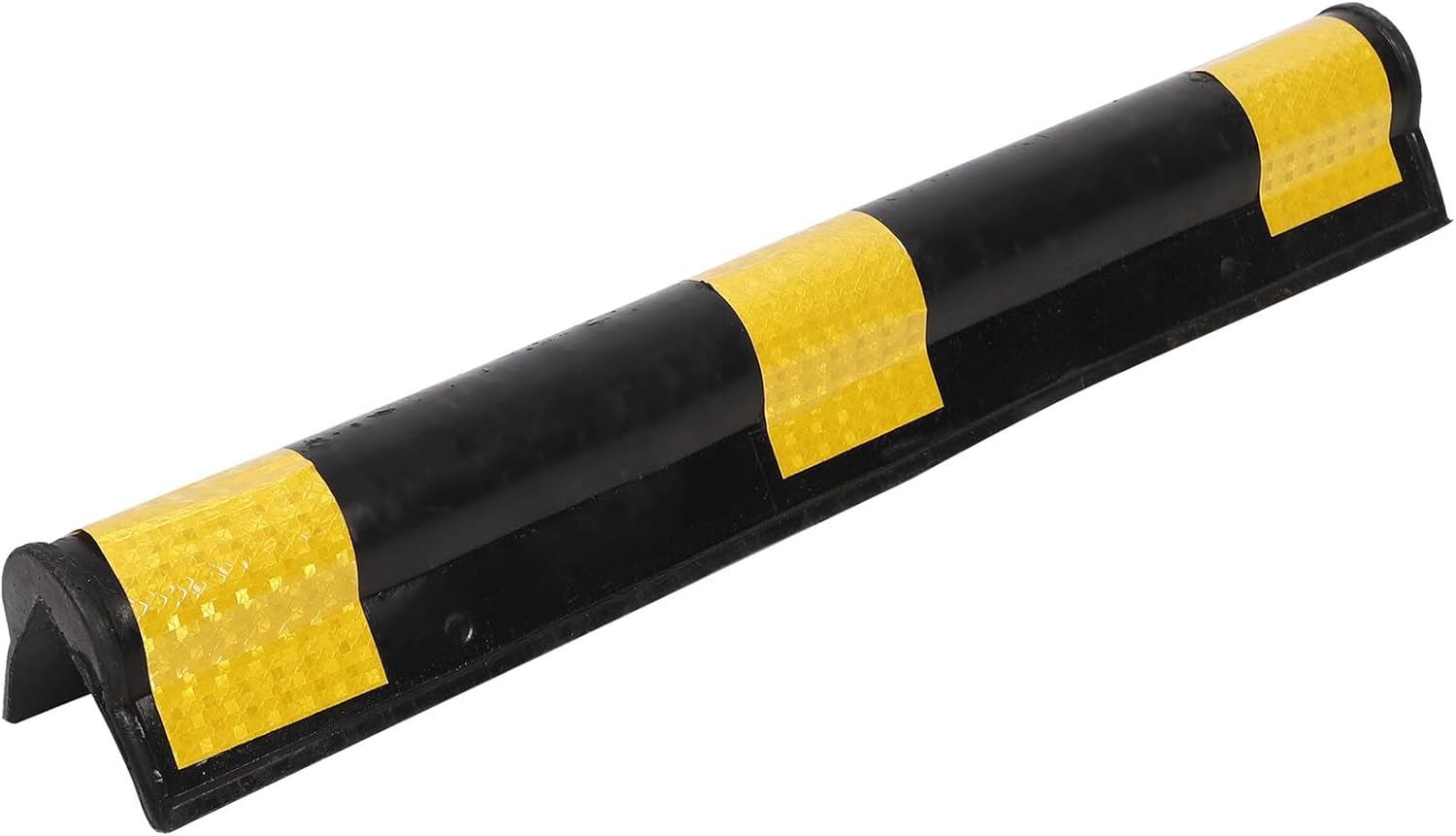 Rubber Reflective Corner Guard 600x100x10mm Garage Wall Protector for Parking Garages Vehicle Wall Edges Protection