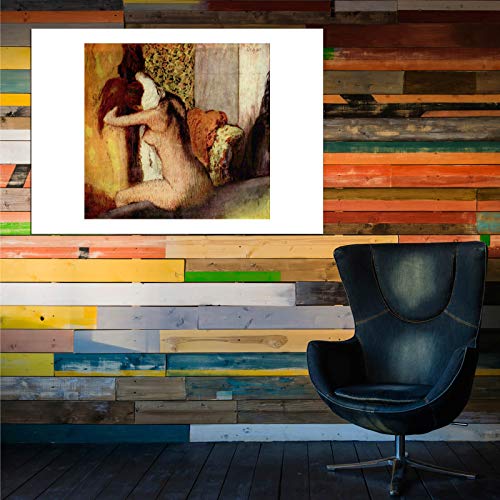 Affiche encadrée Edgar Degas After The Bath petit format impression d'art