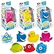 INKEE Funnyz Duftende Badebombe mit Badespielzeug Badekugeln + Badewannenspielzeug für Baby, Gummy, Wassertier Baby Geschenk