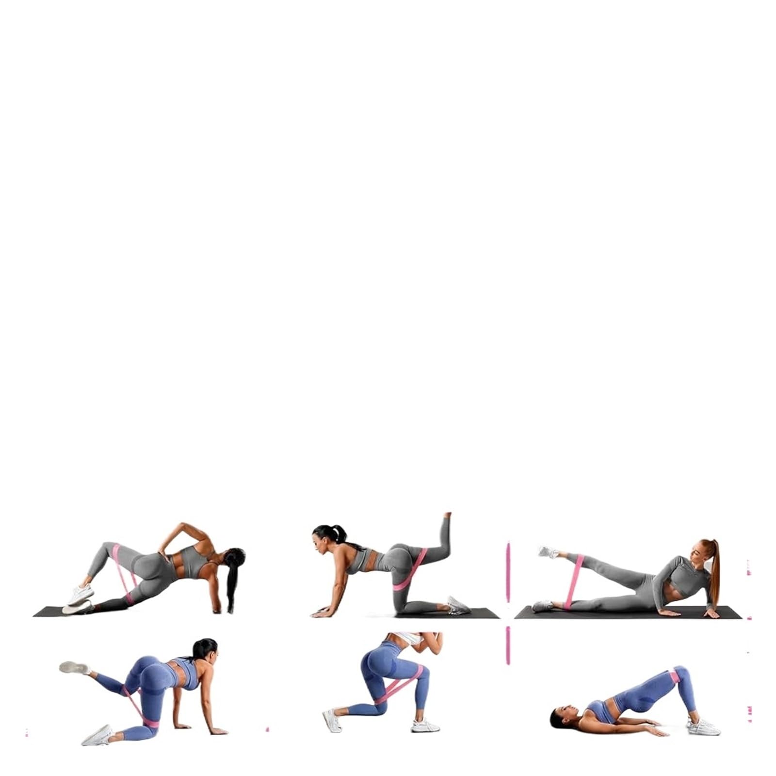 13-częściowy zestaw do pilatesu do jogi dla kobiet, domowa siłownia zestaw treningowy z taśmami oporowymi, obciążnikami do kostek, pierścieniami do pilatesu i opaskami pętelkowymi, tonizujące
