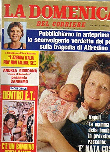 Domenica Del Corriere 5 del Gennaio 1983 Marta Marzotto, Andrea Giordan