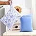 CoolaPeach 2Pcs Baby Wet Dry Bags for Cloth Diaper,Waterproof Reusable Travel Bags, Beach, Pool, Gym Bag for Swimsuits, Beach Vacation Essentials (Plain Pattern)