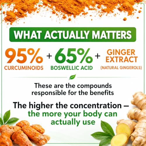 HCL Herbal Code Labs Boswellia Curcumin Ginger Supplement