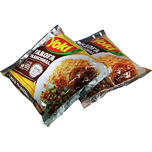 Yoki, Farofa Tradicional, Madioca, 2 x 500g, Harina de Mandioca de Brasil