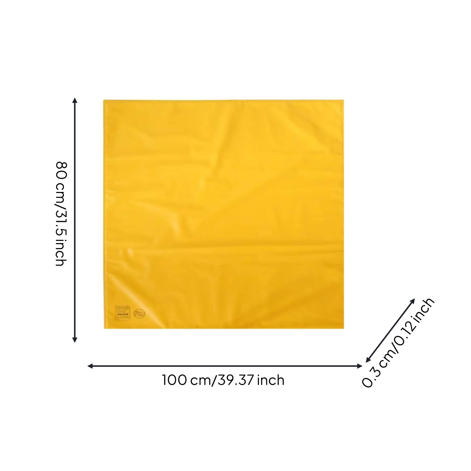 Coperta Dielettrica da 10 kV Antielettrocuzione Coperta Isolante Elettrica Dielettrico Tappetino per Elettricisti, Manutentori, Lavori Elettrici, 1000mm 800mm
