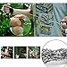 Survival Wire Saws Hand Pocket Steel Chain Wire Saw Camping Saw Ideal Outdoor Emergency Rescue Gear Kit for Camping Hiking Hunting Gardening, Pack of 3