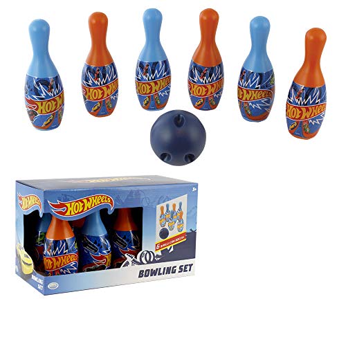 Ods- Hot Wheels Set Con 6 Birilli E Palla, 42046