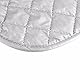 Magnetische Bügelmatte, Decke, Bügelbrett-, Bügelbrett-Alternative Bezug/Gesteppte Waschmaschine/Trockner/hitzebeständige Pad/tragbares Bügelbrettbezug/Matte grau 83 x 45,7 cm