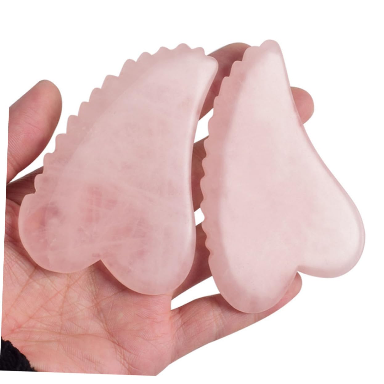 MAGICLULU 2piezas Placa De Masaje De Jade Rosa Herramienta De Para Cuidado Gua Multifuncional Para Masaje Facial y
