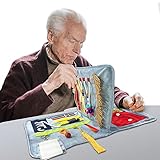 Fidget Blanket for Adults with Dementia, Alzheimers Activities for The Elderly, Sensory Pad Toy Product for Seniors