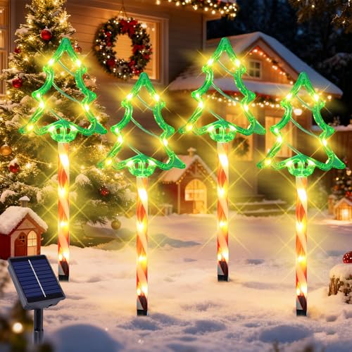 ZeiLaBang Kakadi 4 Stück Solar Weihnachtsbeleuchtung...