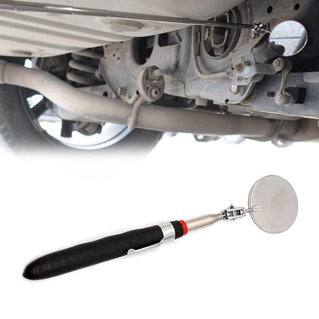 SZYDD Flexible Inspection Extendable Handle Telescoping Inspection Tool for Engine Underpan Repair ABS+Metal+Glass