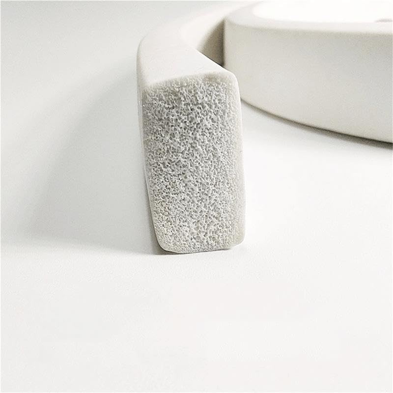 Strisce sigillanti in Schiuma di Gomma siliconica rettangolari da 1 m quadrate(White 20mmX25mm)