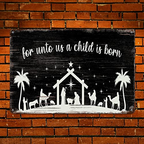 Porche et salon illuminés par la crèche de Noël en métal noir 45cm