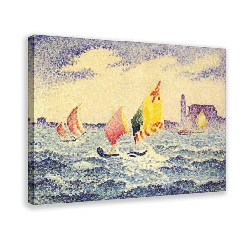 Toile Henri Edmond voiliers : habillez vos murs vides avec élégance