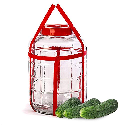 Tadar EINMACHGLAS 5 L Vorratsglas Einweckglas Gurkenglas Glas groß Grande ENORM Cover